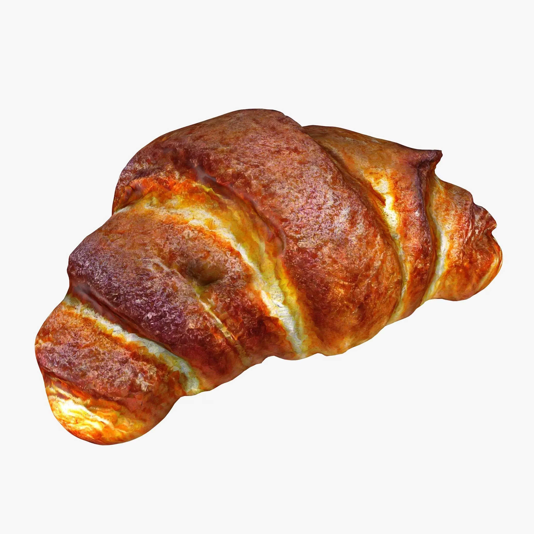Realistic Croissant 3D model_0