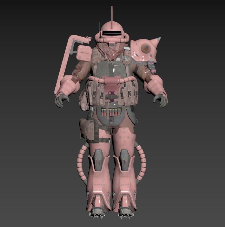 Call of Duty ZAKU MS-06S 3D print model_1