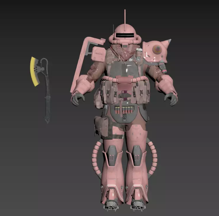 Call of Duty ZAKU MS-06S 3D print model_0