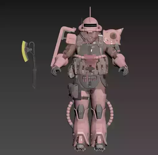 Call of Duty ZAKU MS-06S 3D print model