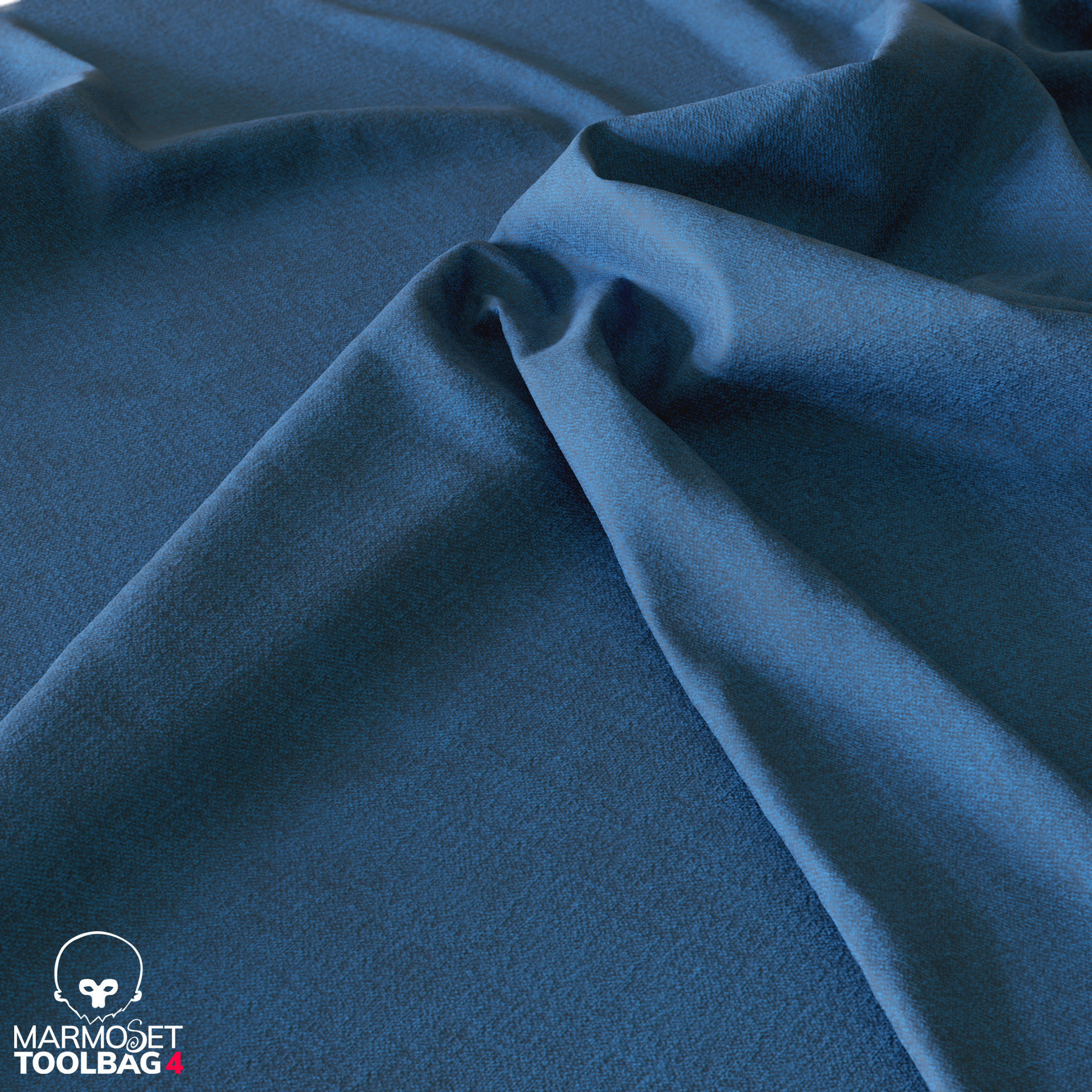 Fabric California Blue 4k Texture_4