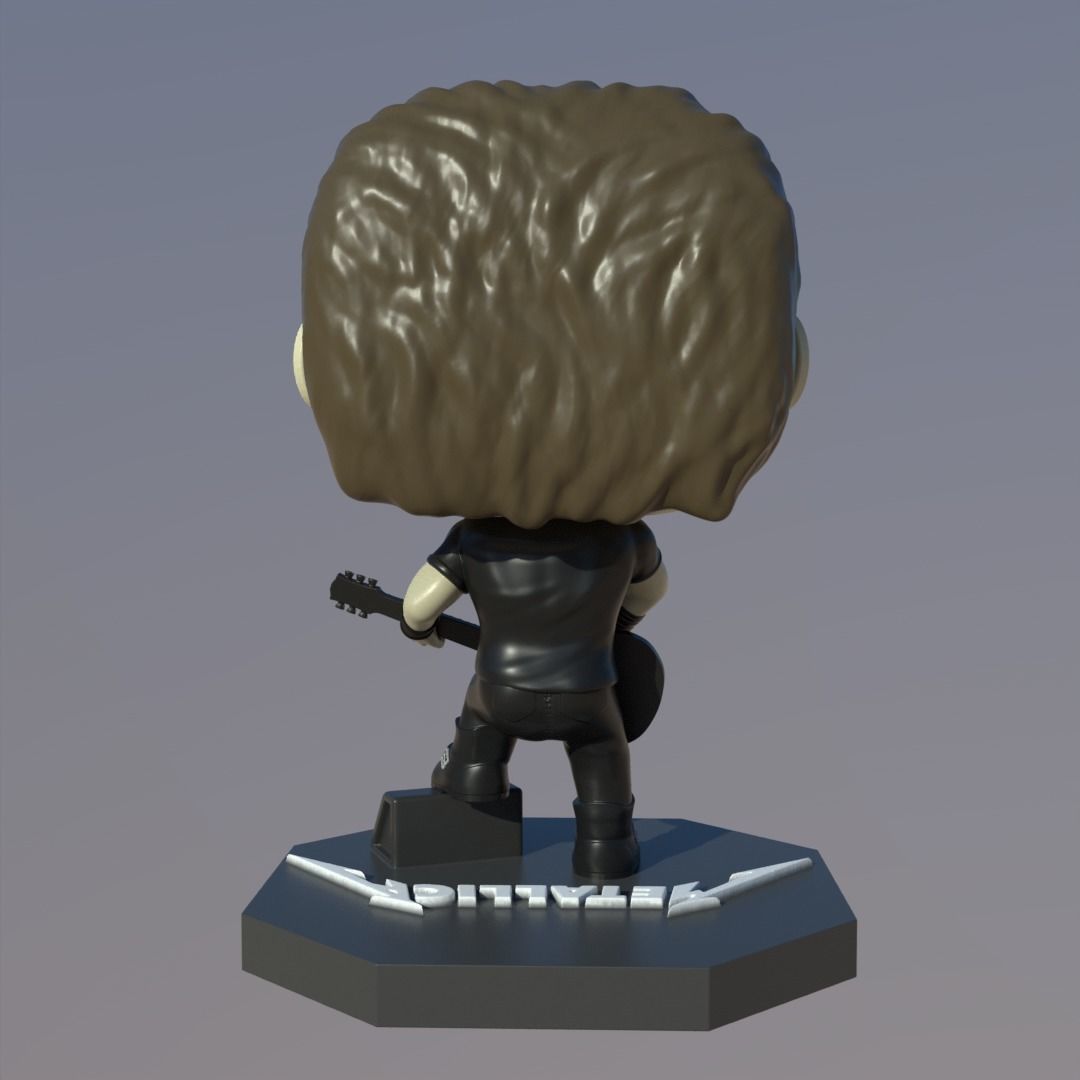 Funko James Hetfield 3D print model_3