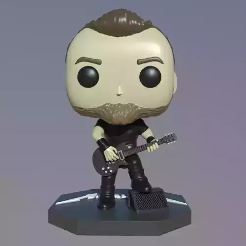 Funko James Hetfield 3D print model