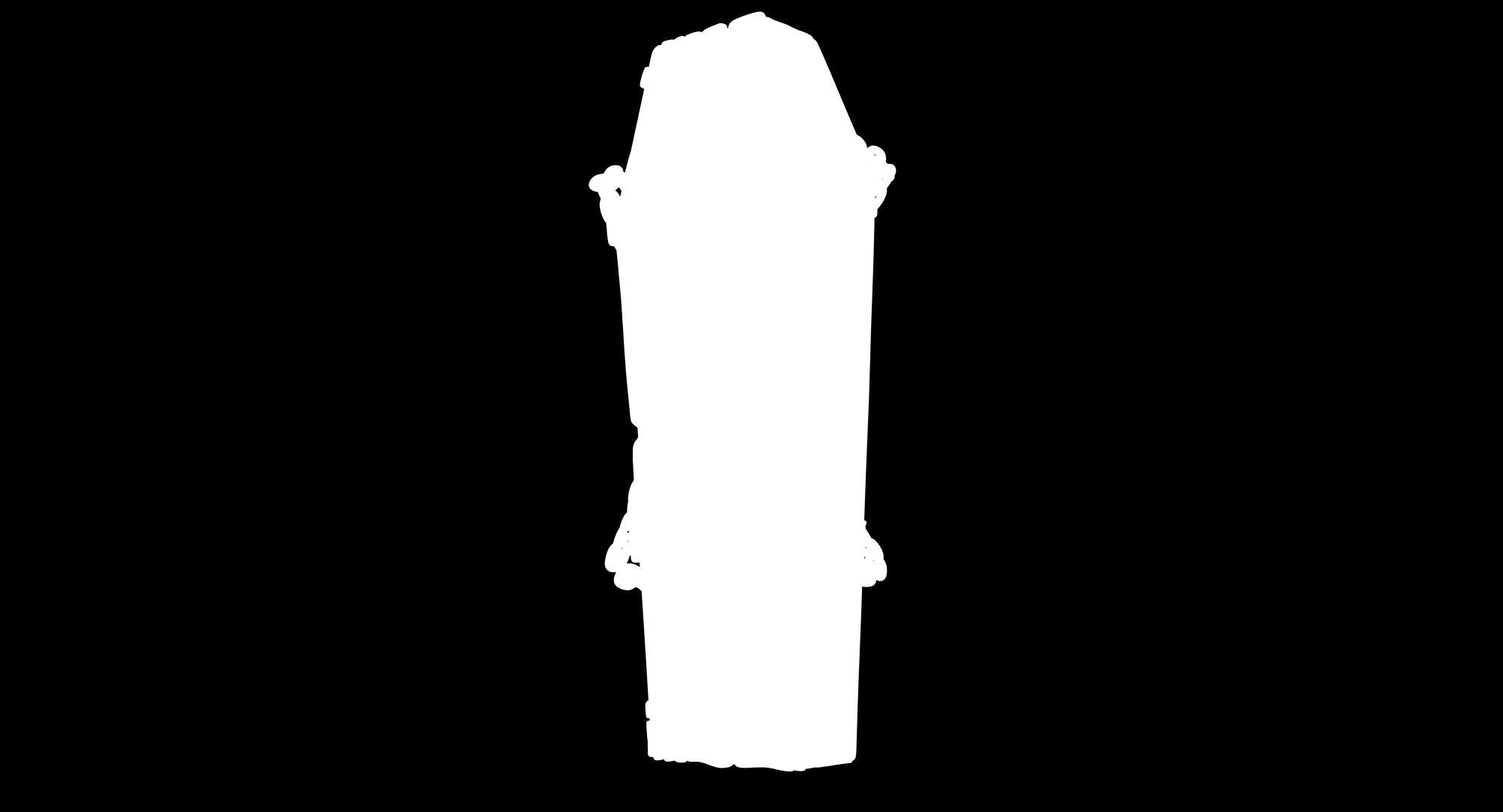 Halloween Coffin Low-poly 3D model_1