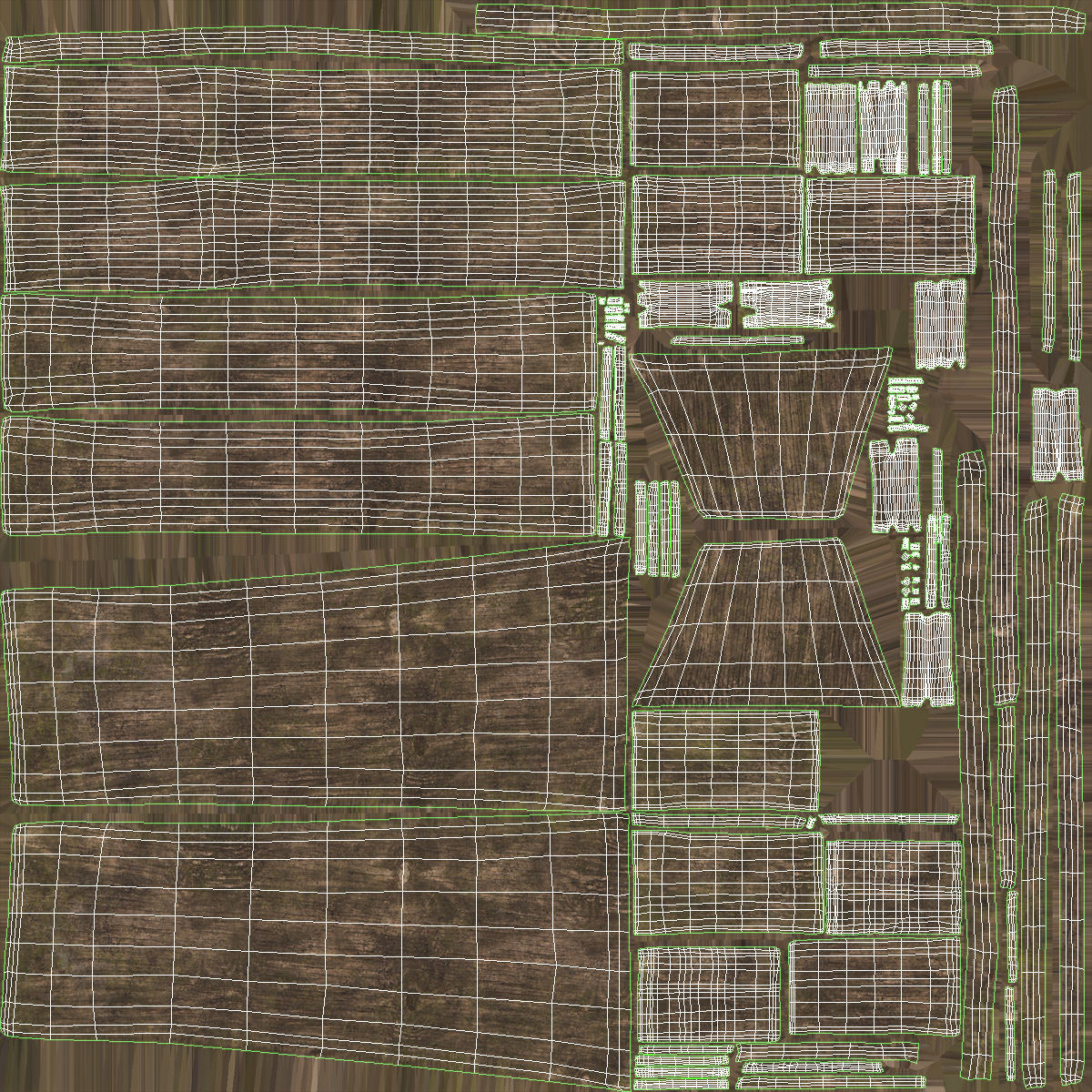 Halloween Coffin Low-poly 3D model_27