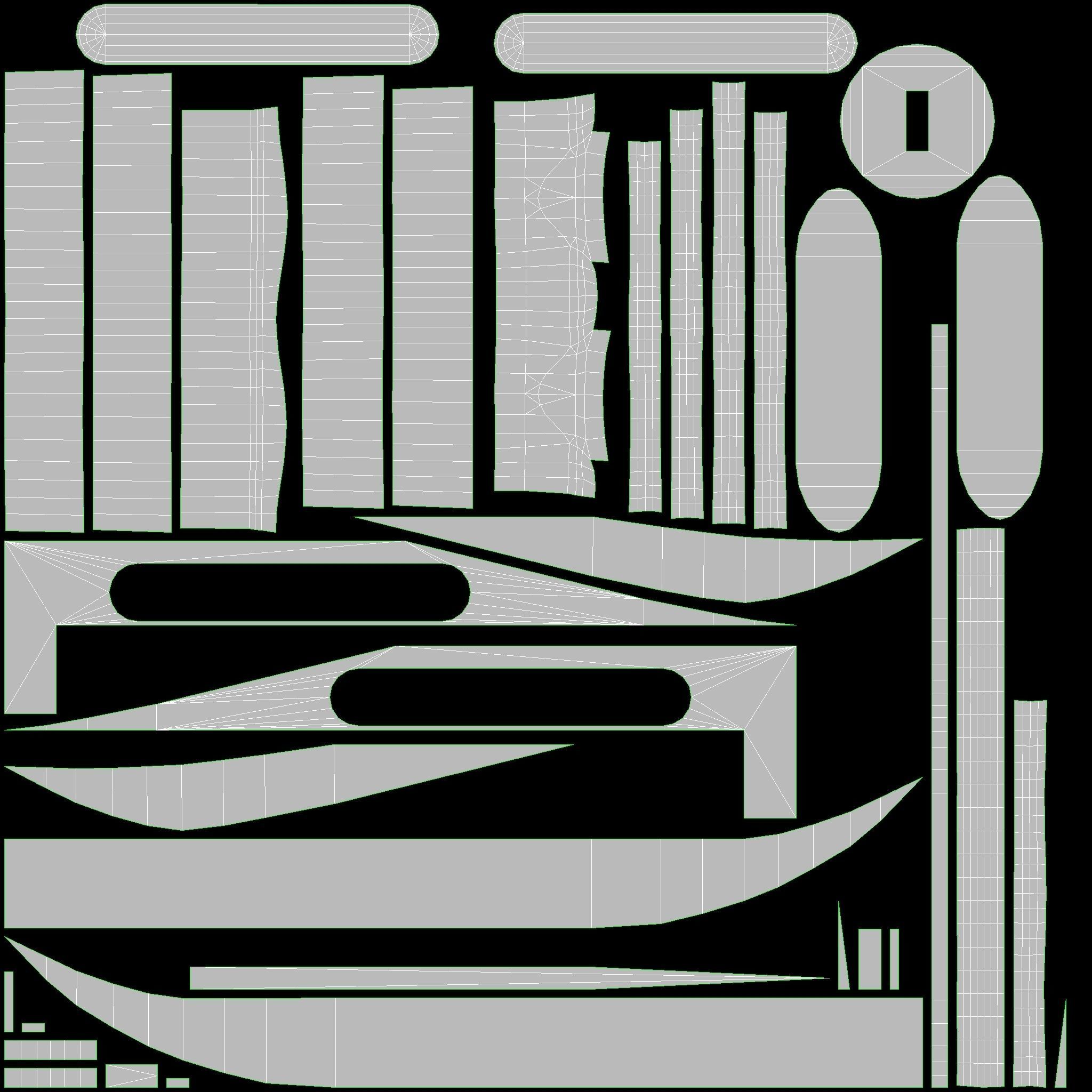 KA-BAR Low-poly 3D model_8