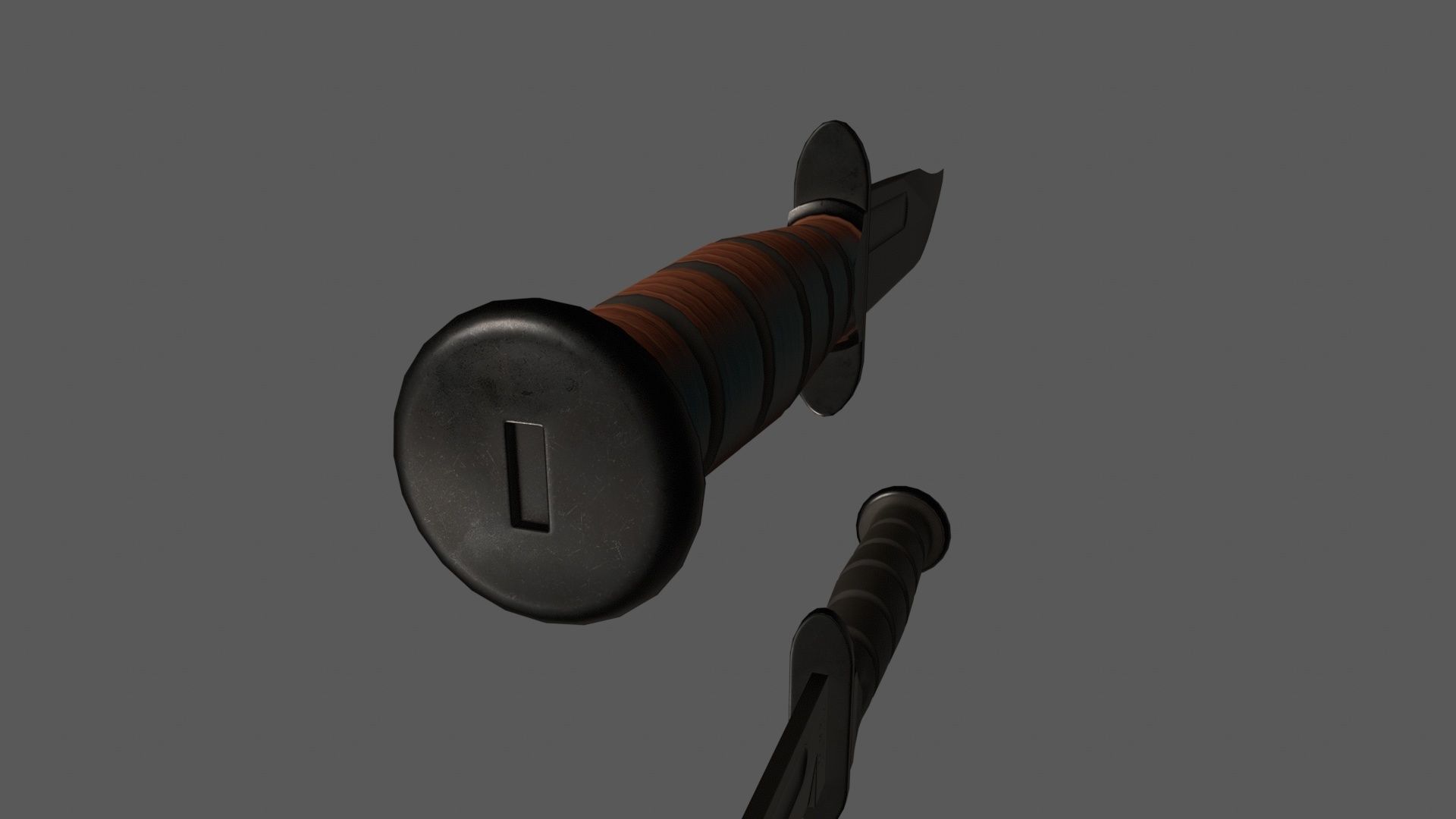 KA-BAR Low-poly 3D model_3