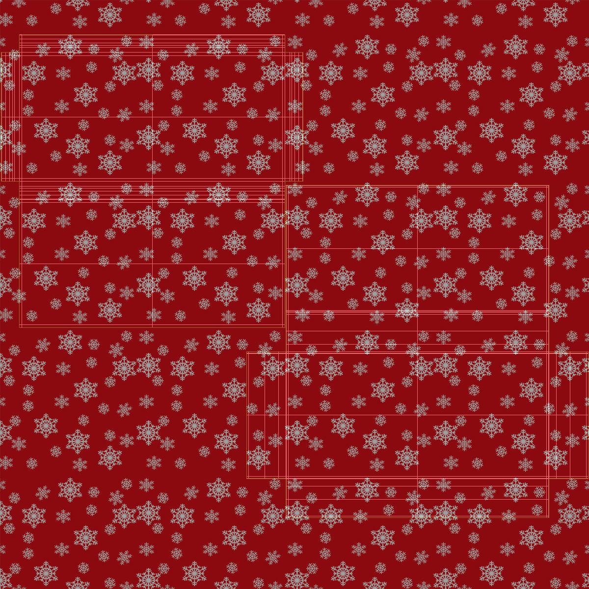 Gift Boxes Red Low-poly 3D model_26