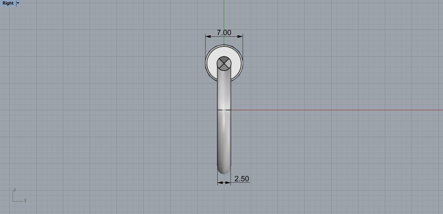 Nail Ring In The Finger with gems 21 Size N107 3D print model_8