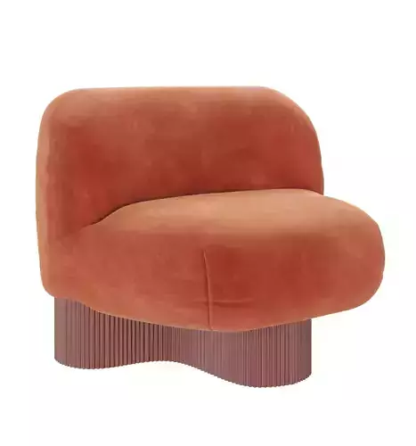 Bolete Tekli Koltuk  3D model
