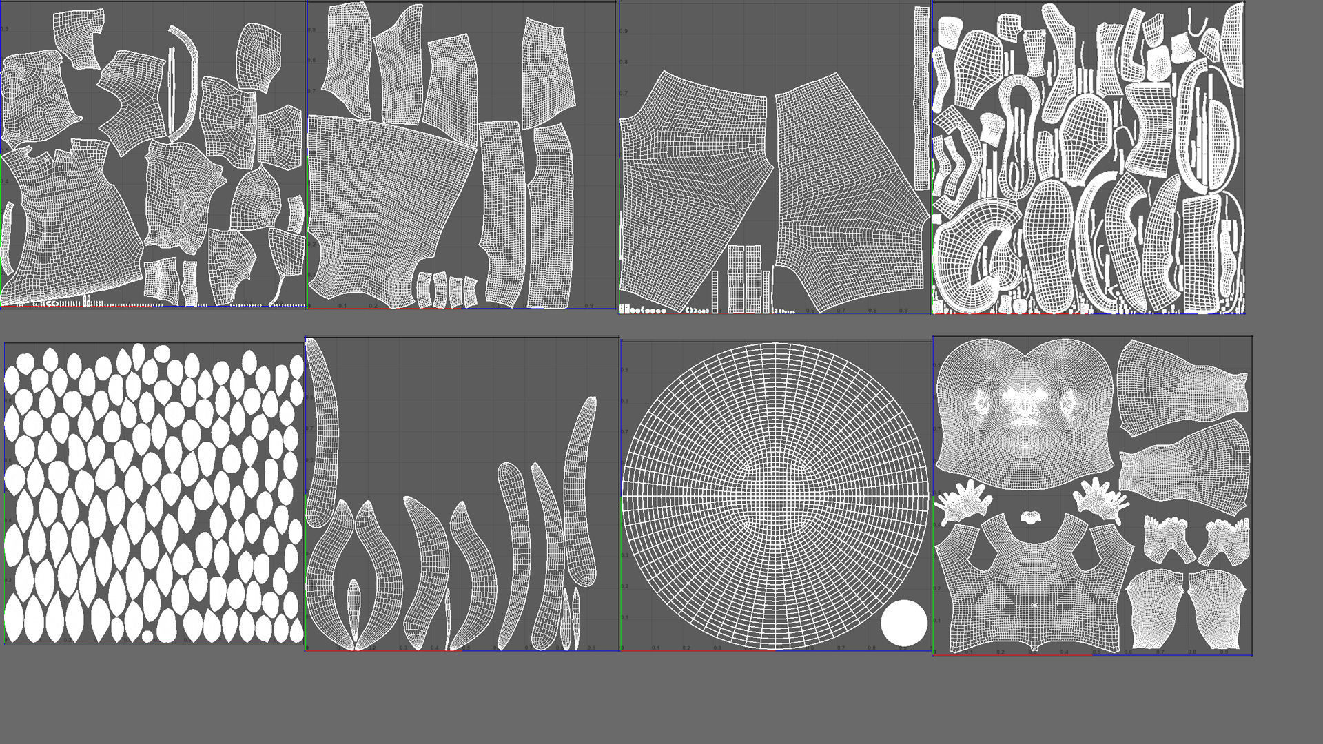 Civilian Anime 3d character with RIG 3D model_8