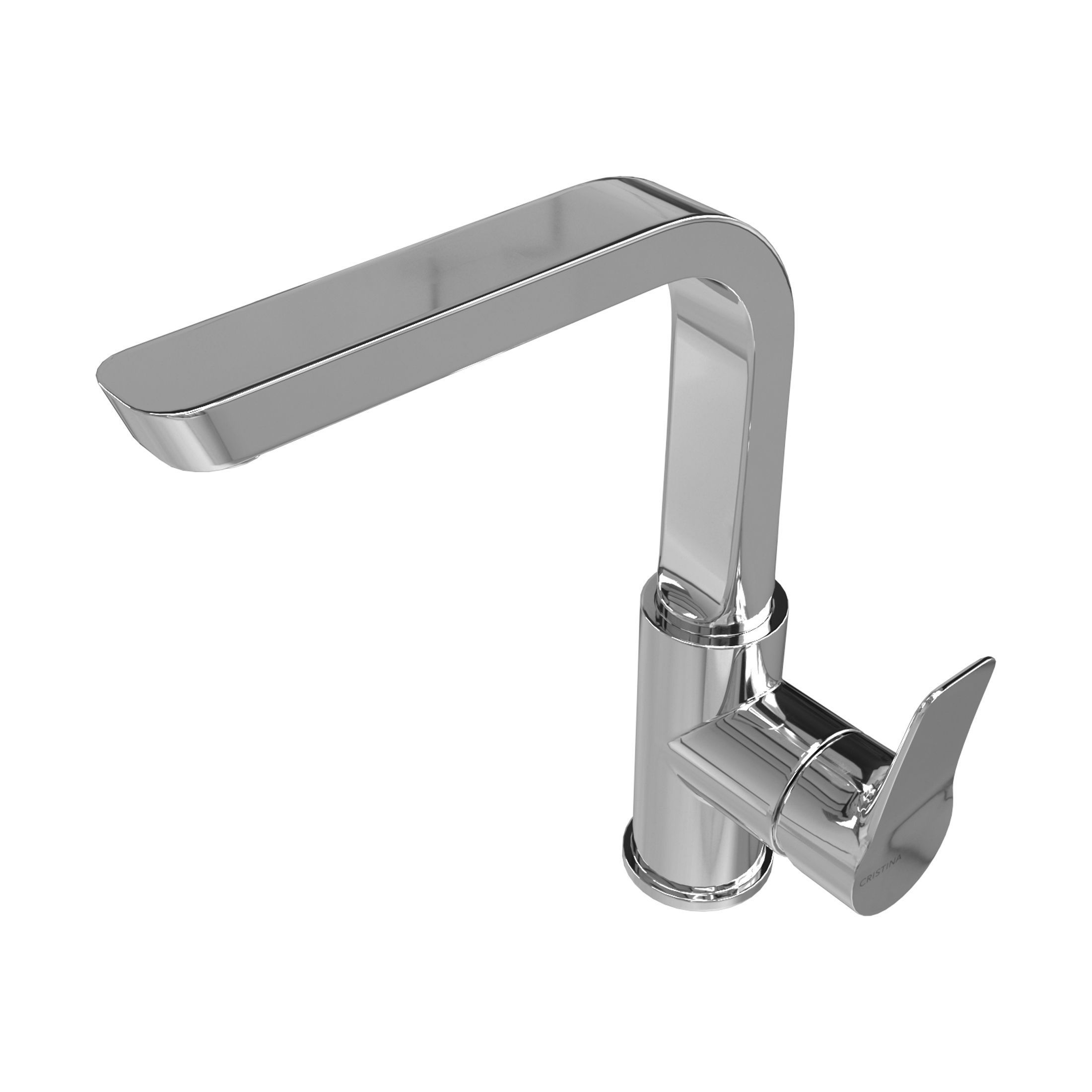 Tap Cristina Rubinetterie Elevation Criel228 Mixer 3D model_1