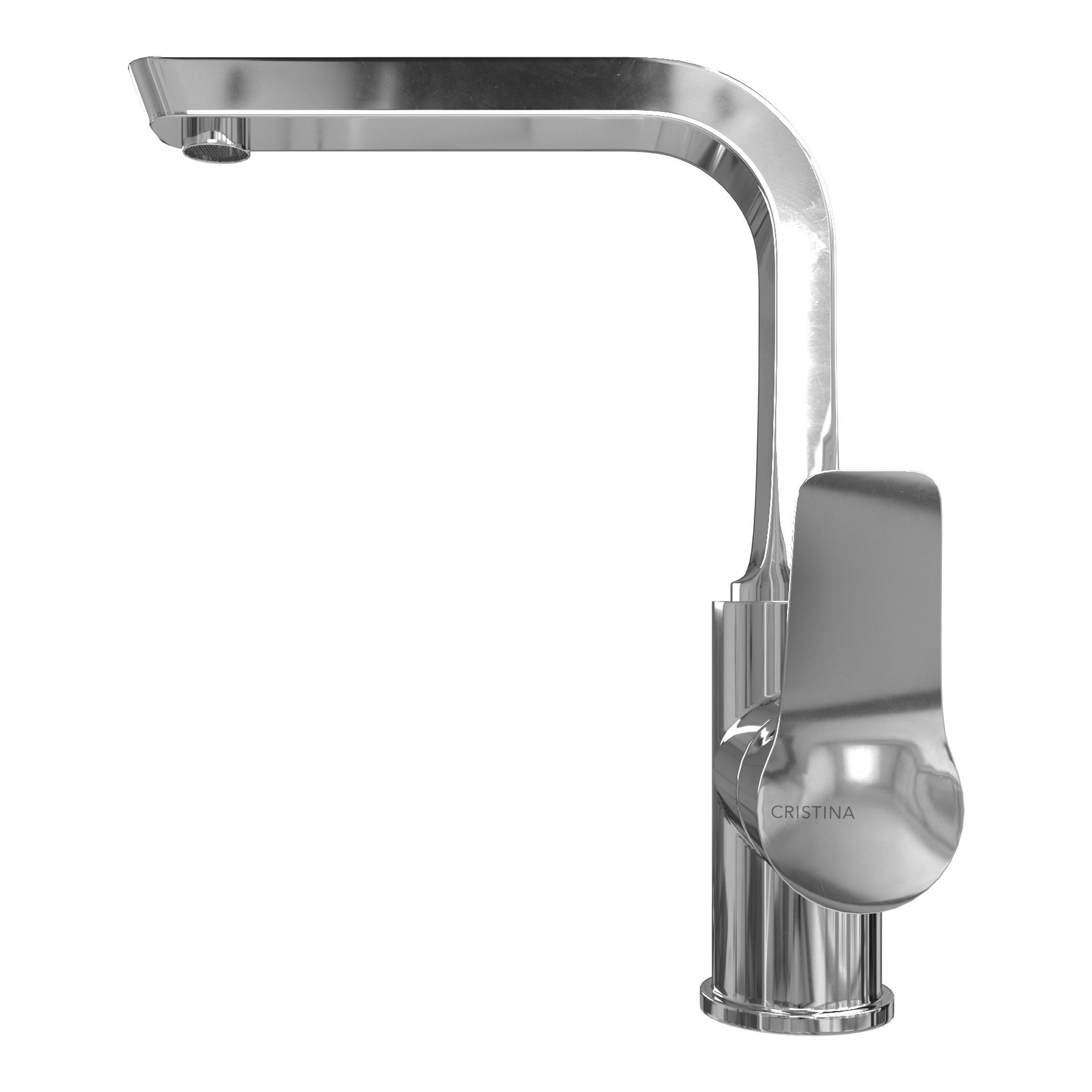 Tap Cristina Rubinetterie Elevation Criel228 Mixer 3D model_2