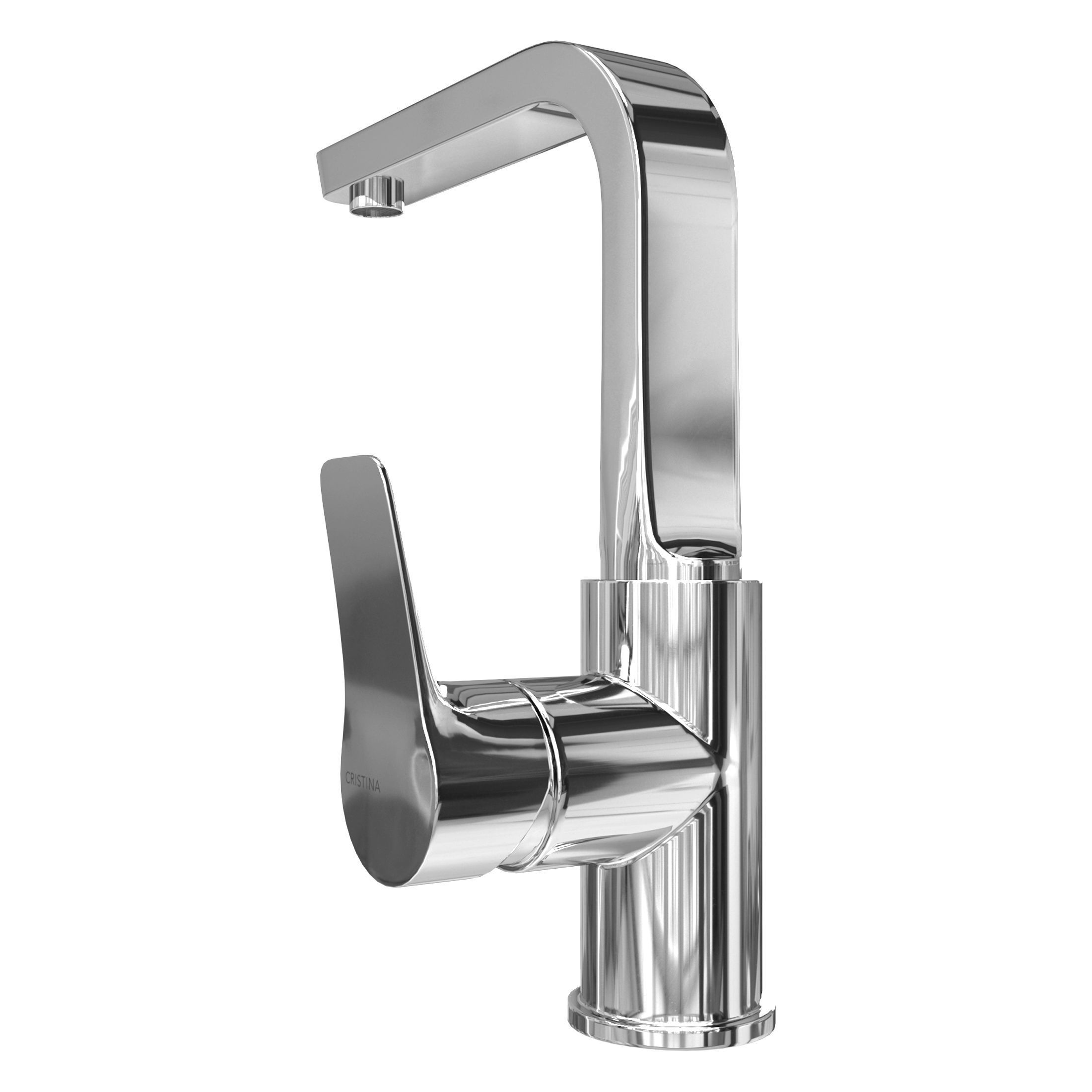 Tap Cristina Rubinetterie Elevation Criel228 Mixer 3D model_4