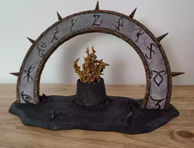 Chaos Ring Chaotica terrain nexus 3D print model