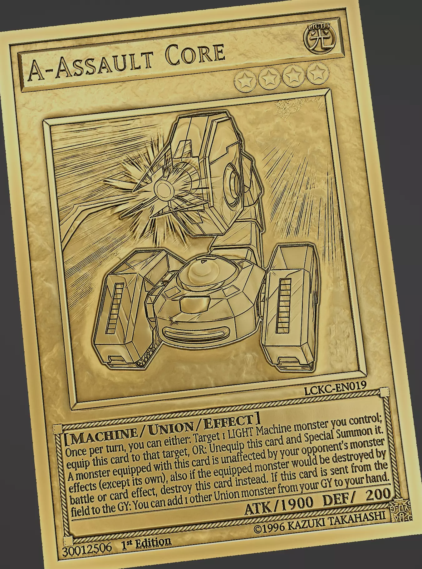A-ASSAULT CORE - YU-GI-OH Free 3D print model