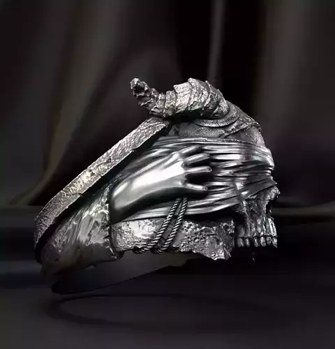 Jewelry Vikings Ring Skull 2024 - Ghost Souls V1 3D print model