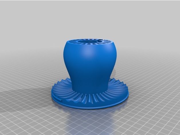 lamp mushroom led 3D print model_3