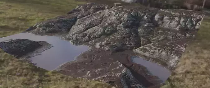 Landscape Mountain Terrain 83107