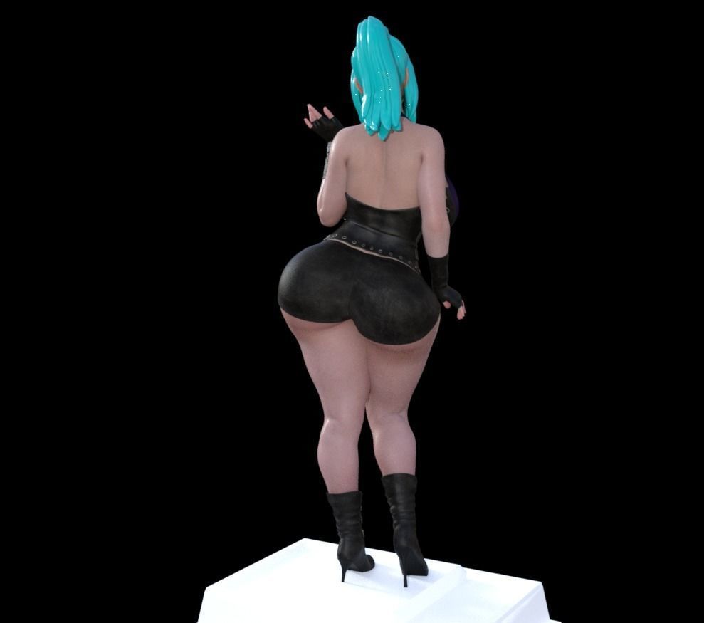 Gino Sexy Girl 3D print model_4