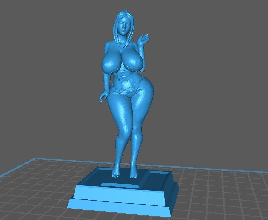 Gino Sexy Girl 3D print model_1