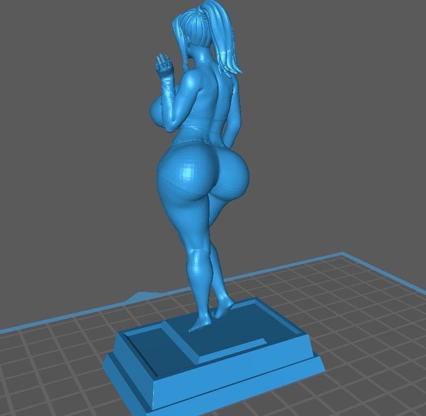 Gino Sexy Girl 3D print model_3