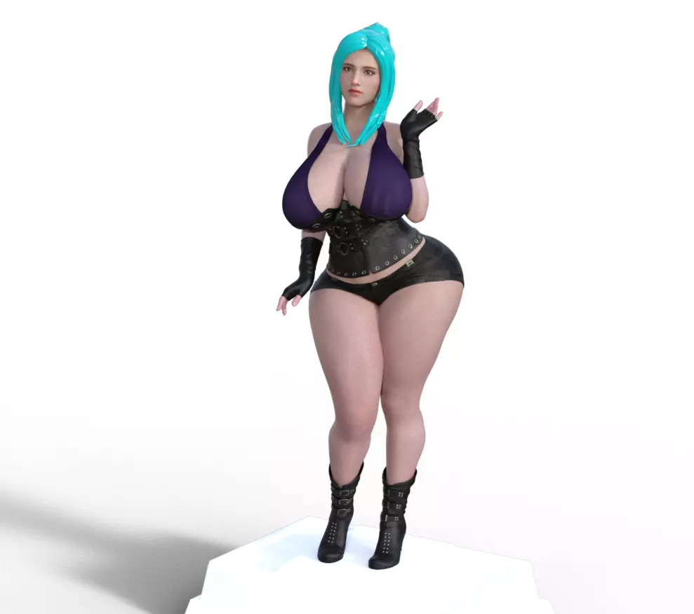 Gino Sexy Girl 3D print model_0