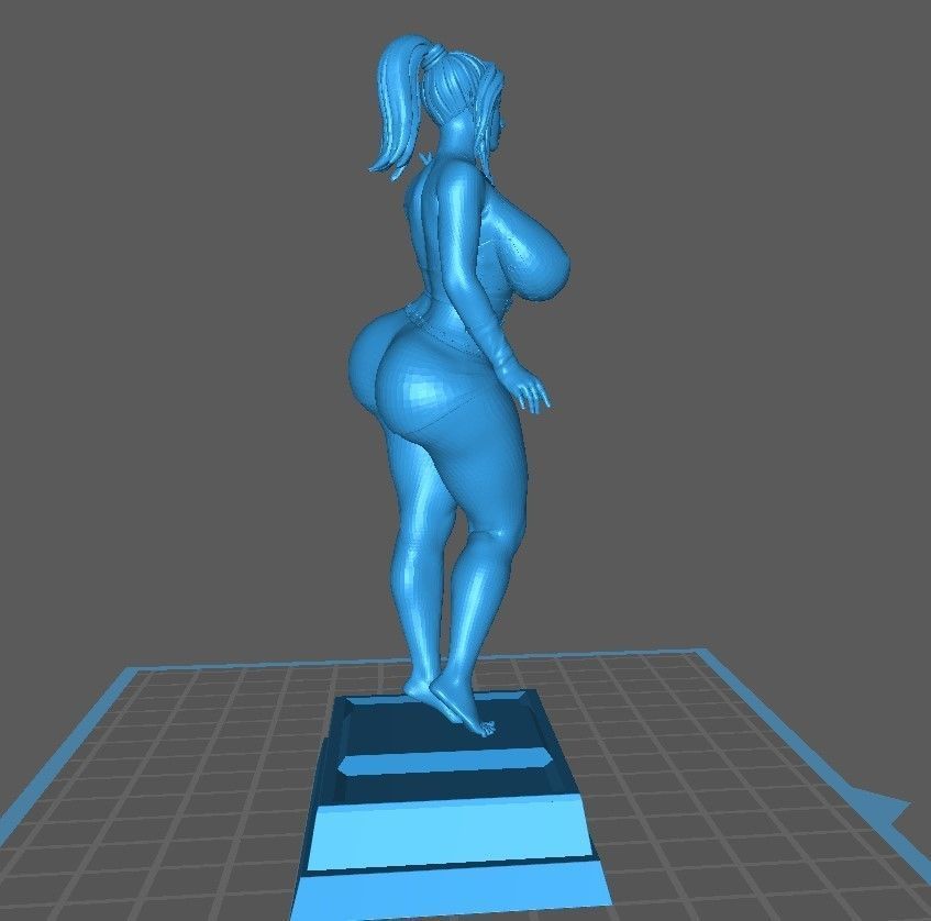 Gino Sexy Girl 3D print model_5