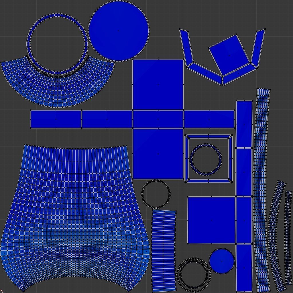 Pillars Pack Low-poly 3D model_9