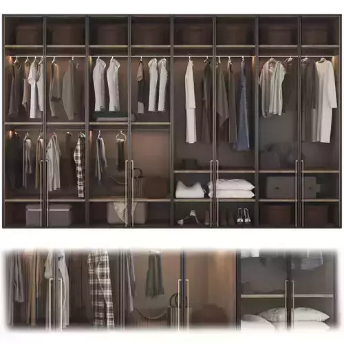 Wardrobe with filling