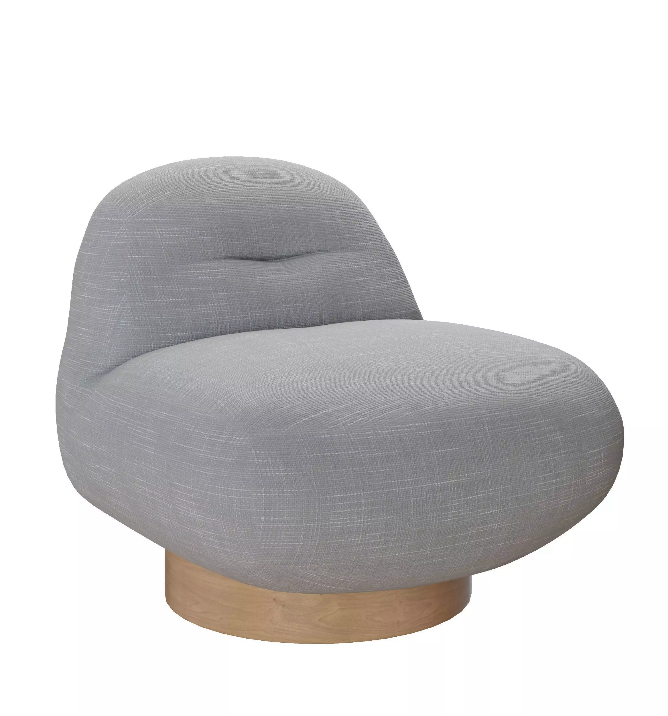 Sillon Haus Evan estilo contemporaneo de madera 3D model