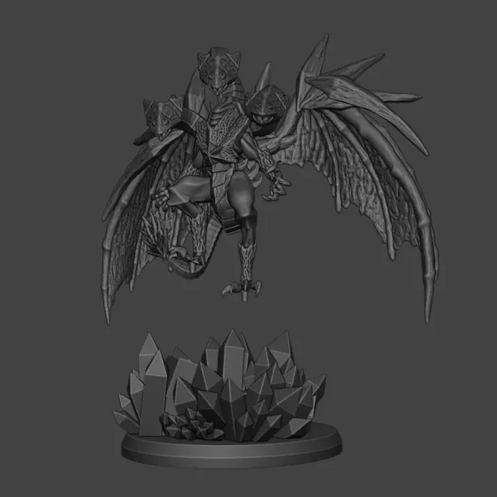 Trishula 3D printable miniature 3D print model_0