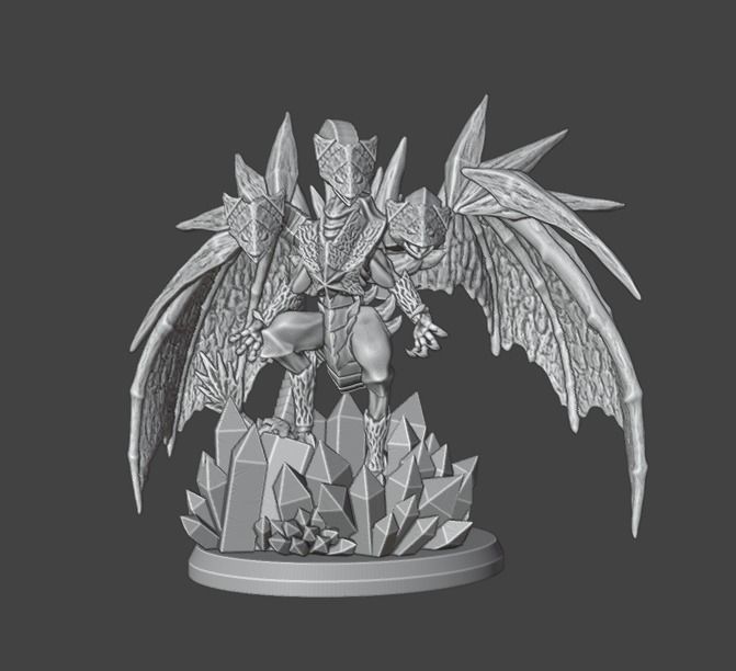 Trishula 3D printable miniature 3D print model_4