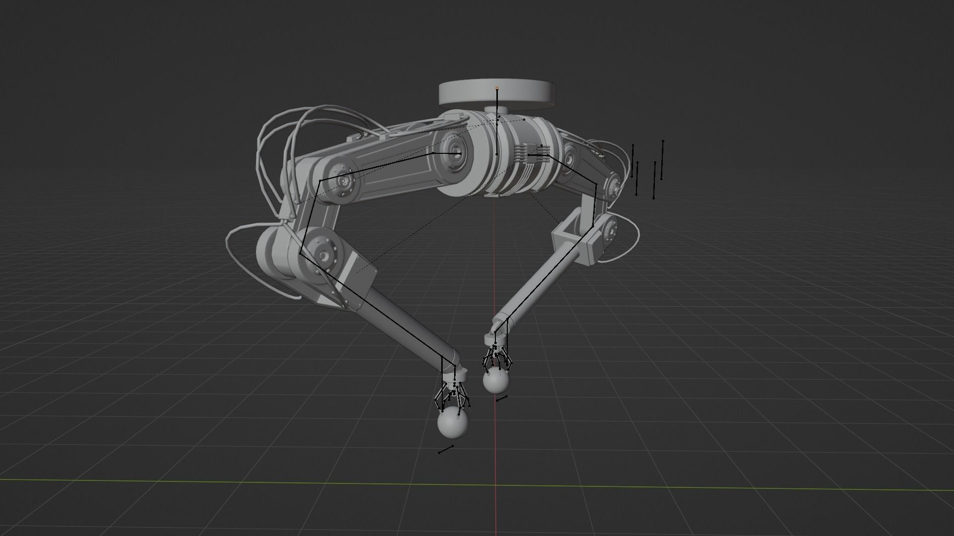 Robot Arm Model 3D model_4