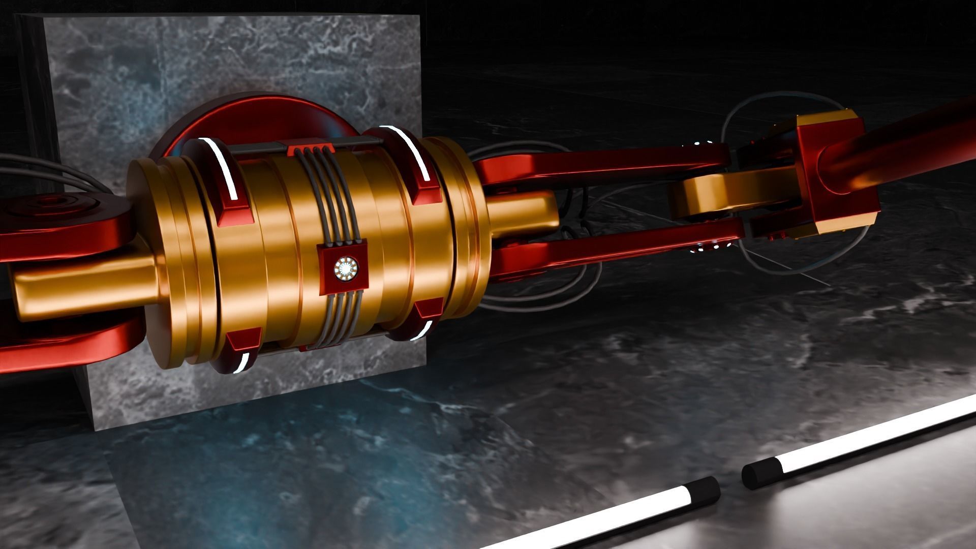 Robot Arm Model 3D model_2