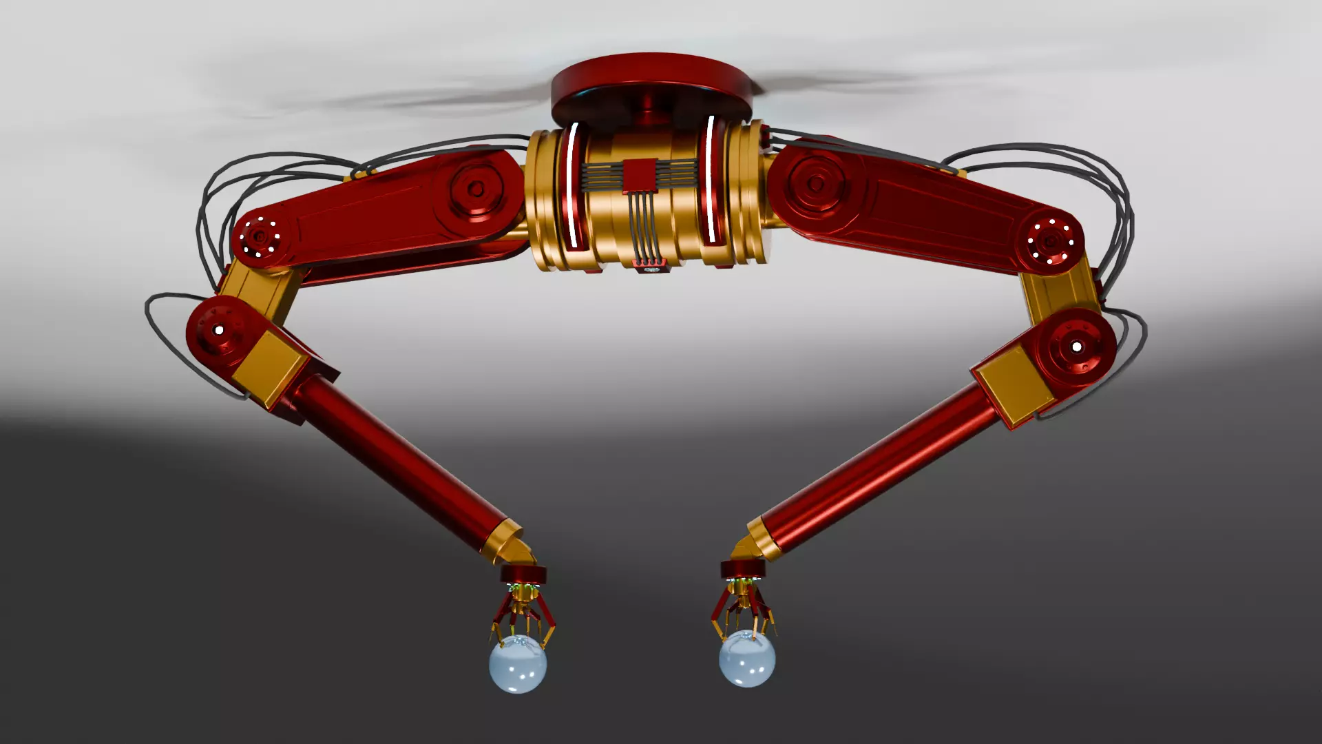 Robot Arm Model 3D model_0
