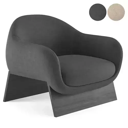 Bonaldo Boolean armchair 3D model Bonaldo Boolean armchair 3D model