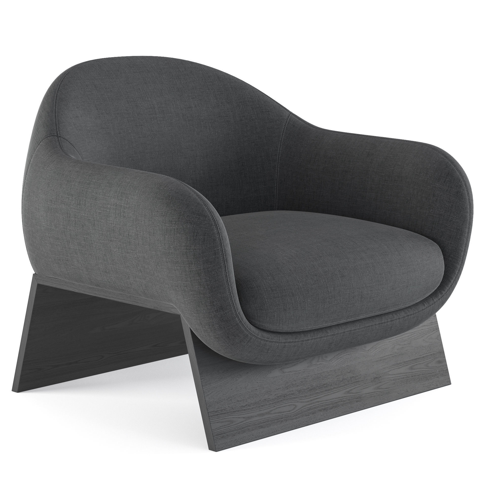 Bonaldo Boolean armchair 3D model_1