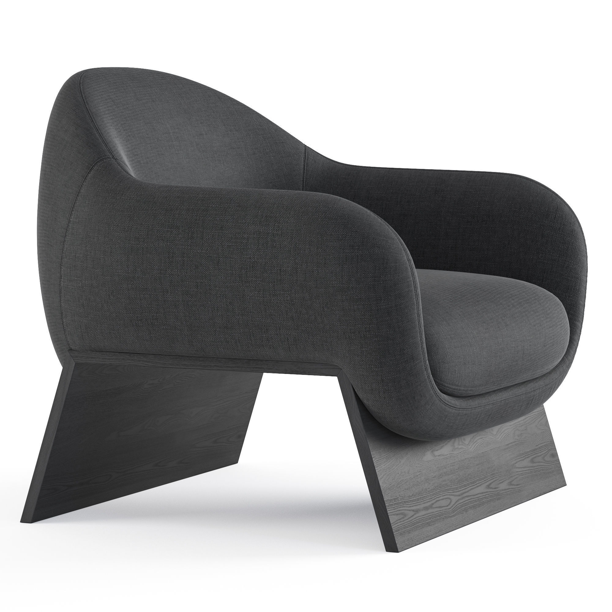 Bonaldo Boolean armchair 3D model_4