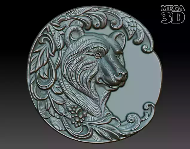 Bear Basrelief 240530