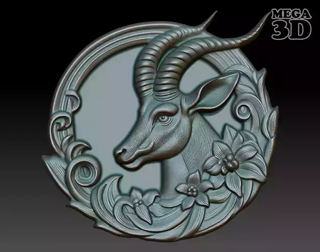 Antelope Basrelief 240530