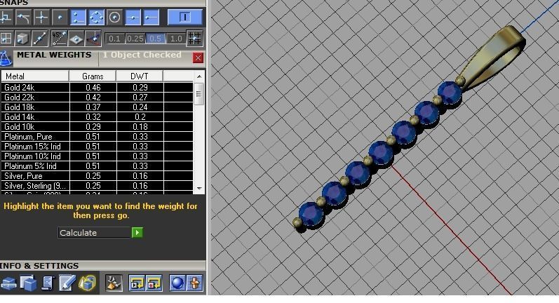 delicate straight pendant 3D print model_2