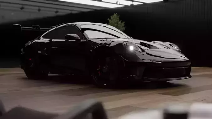 Porsche 911 GT3 RS 3D model Porsche 911 GT3 RS 3D model