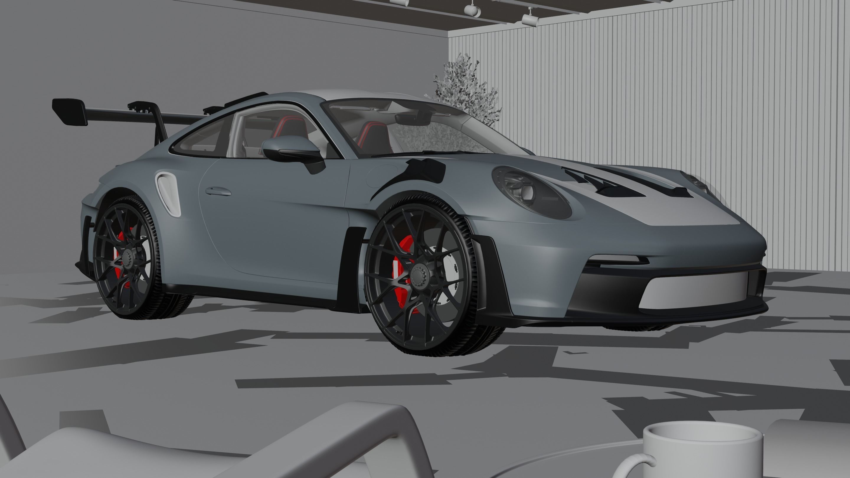 Porsche 911 GT3 RS 3D model_1