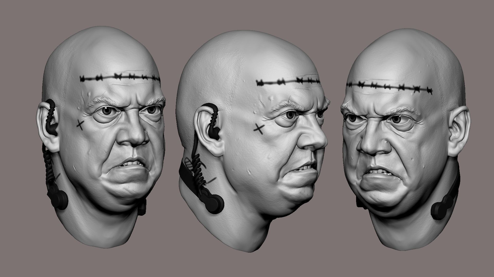 Rhino -  Paul Giamatti - The Amazing Spider-Man 2  3D print model_1