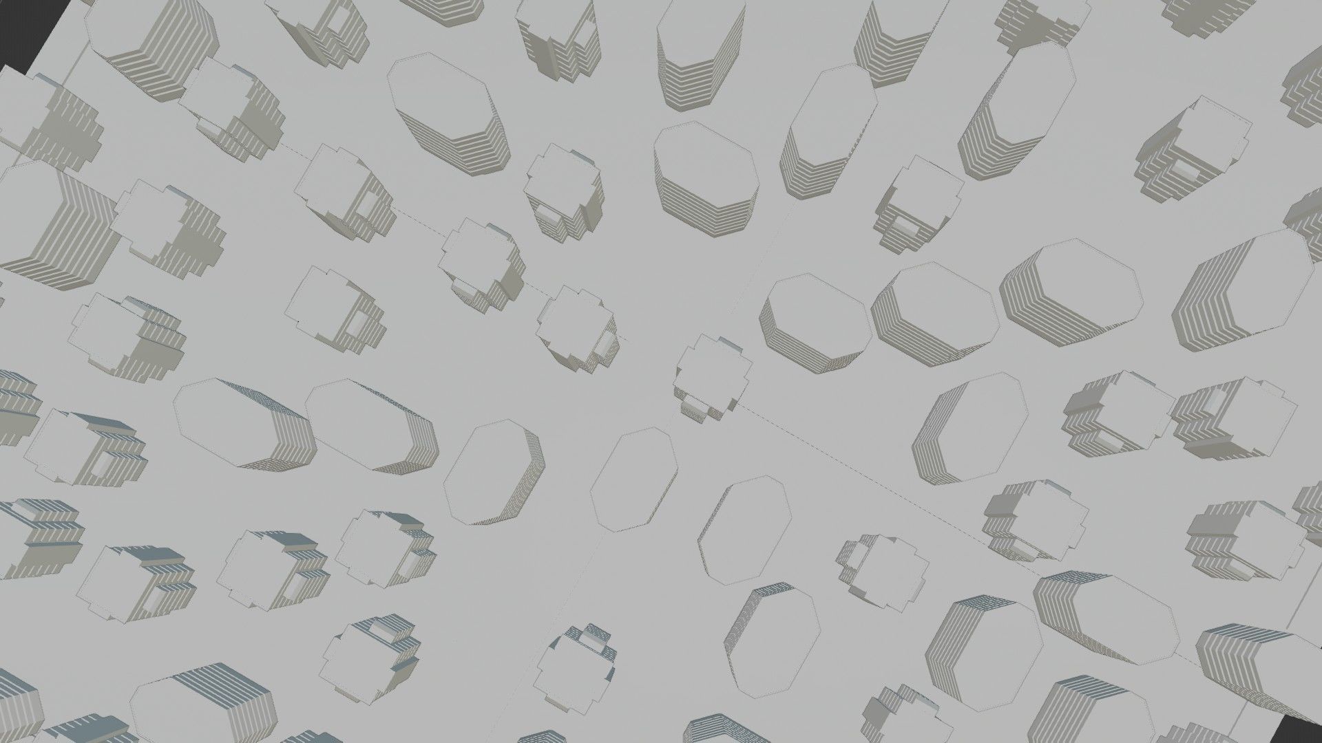 Sci-fi City Buildings 01 Low-poly 3D model_6