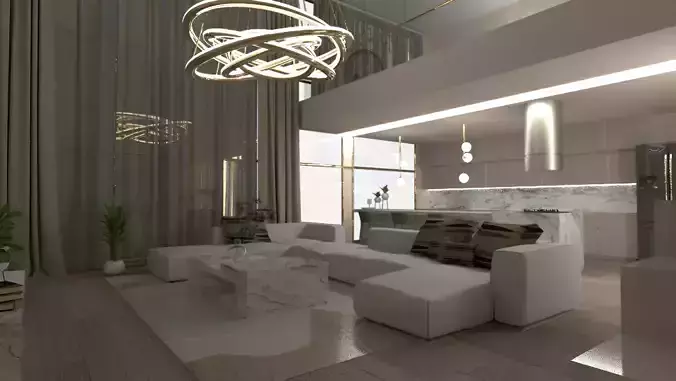 modern fancy small duplex apartment 