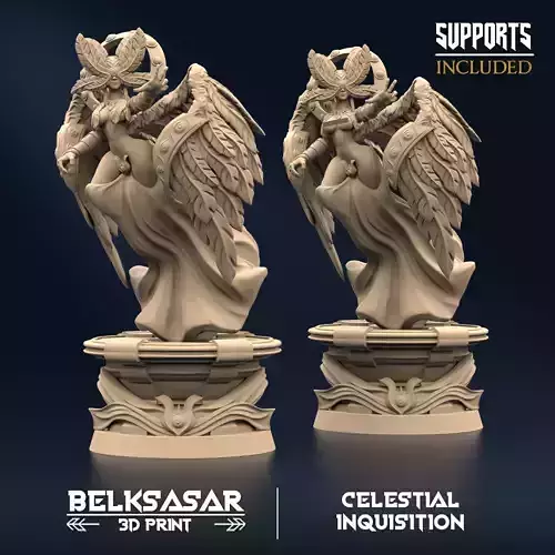 Inquisition Jury B Normal and Nude  3D print model