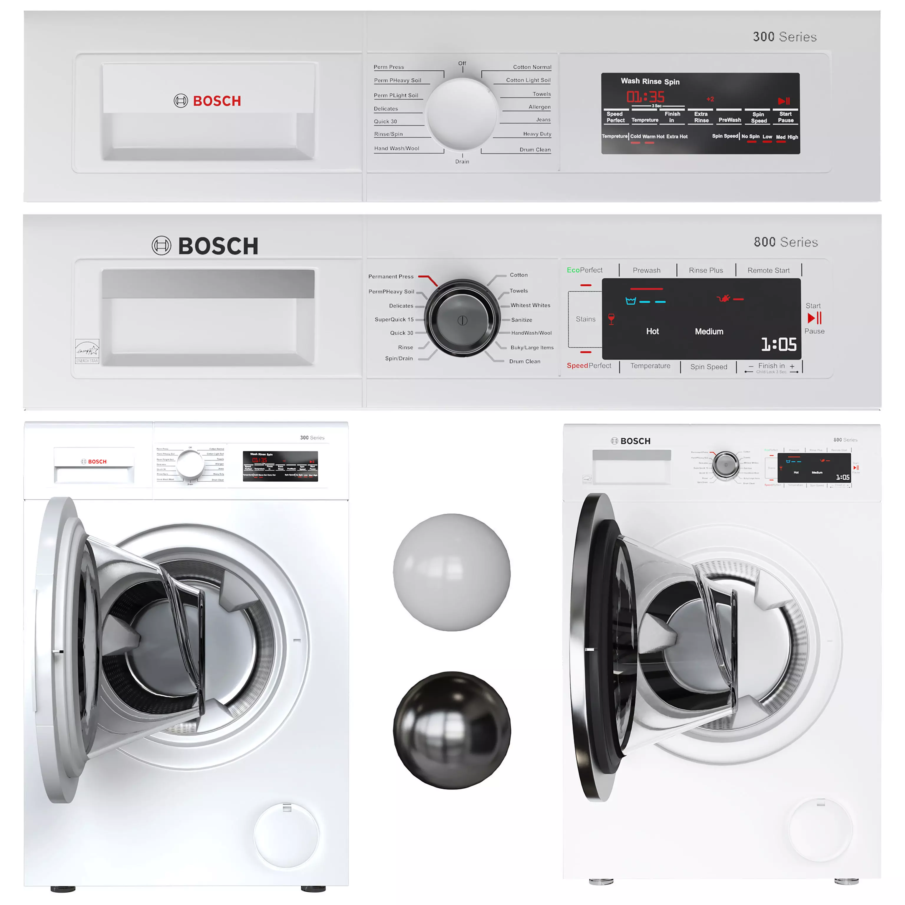 Bosch Washing Machine Collection 3D model
