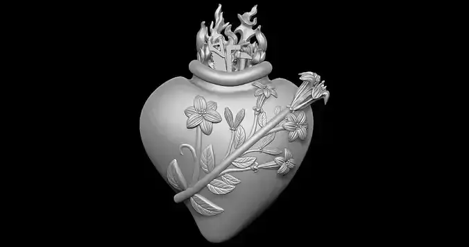 The Most Chaste Heart of Joseph 3D Print Model